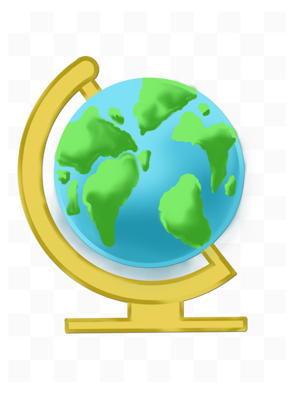 金色邊框地球儀手繪 文化用品中的藝術(shù)瑰寶